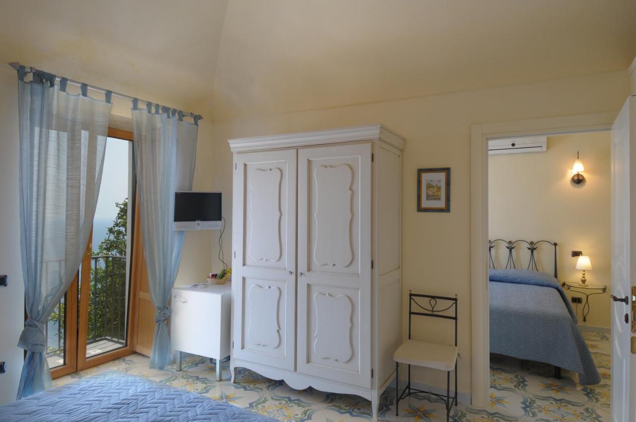 Terrazza Di Rosa - Sea View Villa Праяно Екстериор снимка