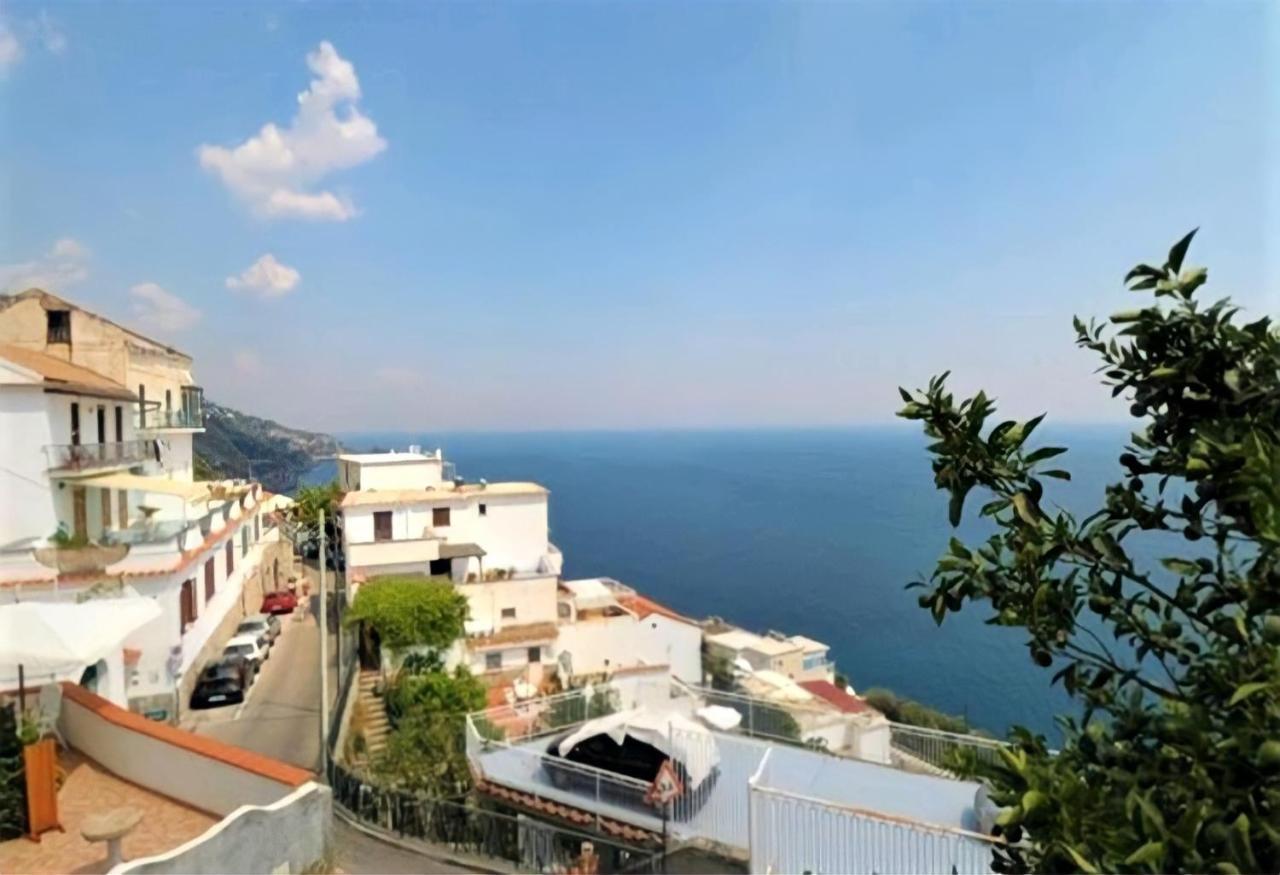 Terrazza Di Rosa - Sea View Villa Праяно Екстериор снимка