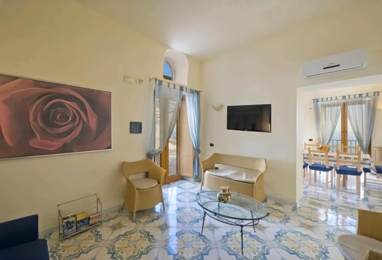 Terrazza Di Rosa - Sea View Villa Праяно Екстериор снимка